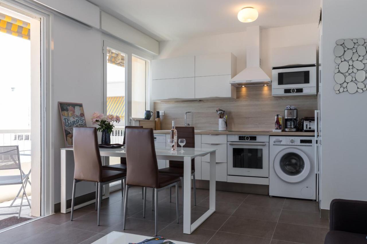 Gorgeous Apt With Terrace, Elevator, Ac, Free Parking - Le Regis Кань-сюр-Мер Экстерьер фото
