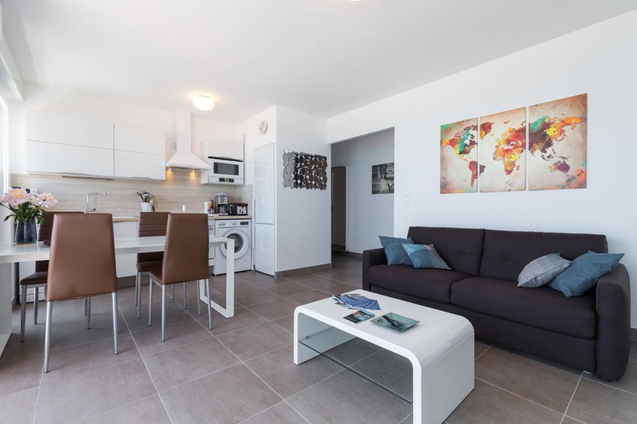 Gorgeous Apt With Terrace, Elevator, Ac, Free Parking - Le Regis Кань-сюр-Мер Экстерьер фото