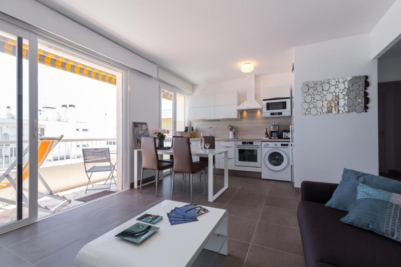 Gorgeous Apt With Terrace, Elevator, Ac, Free Parking - Le Regis Кань-сюр-Мер Экстерьер фото